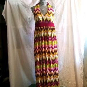a.n.a. halter maxi dress.